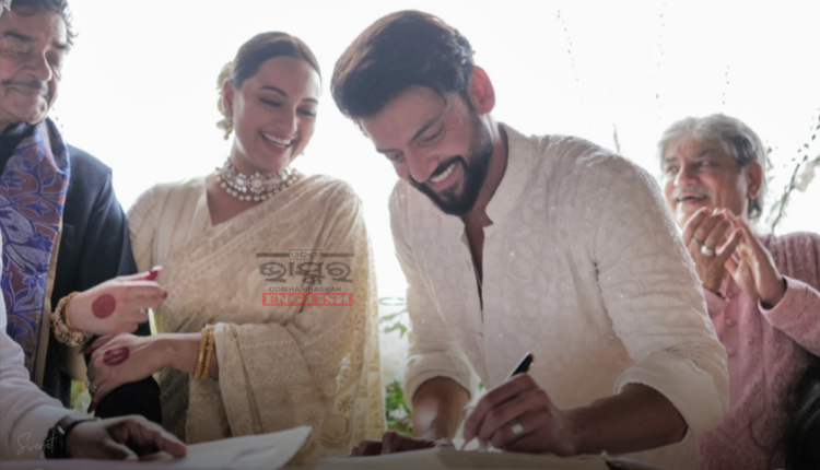 Sonakshi Sinha, Zaheer Iqbal Tie the Knot in Intimate Ceremony; See Pics